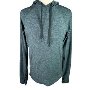 Outdoor Voices Hoodie Women's‎ Medium M Blue Green Pullover Activewear Athletic